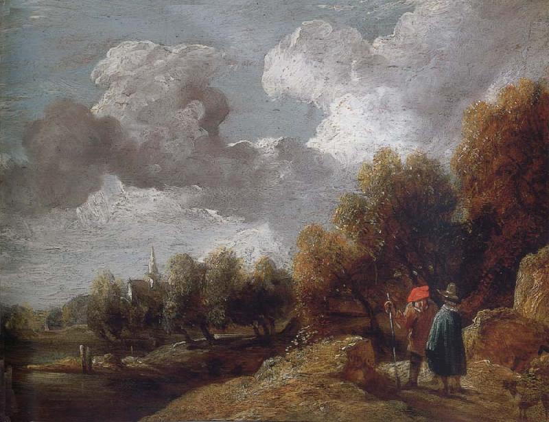 John Constable Landscape after Teniers oil painting image